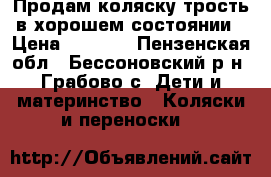 Продам коляску трость в хорошем состоянии › Цена ­ 1 000 - Пензенская обл., Бессоновский р-н, Грабово с. Дети и материнство » Коляски и переноски   